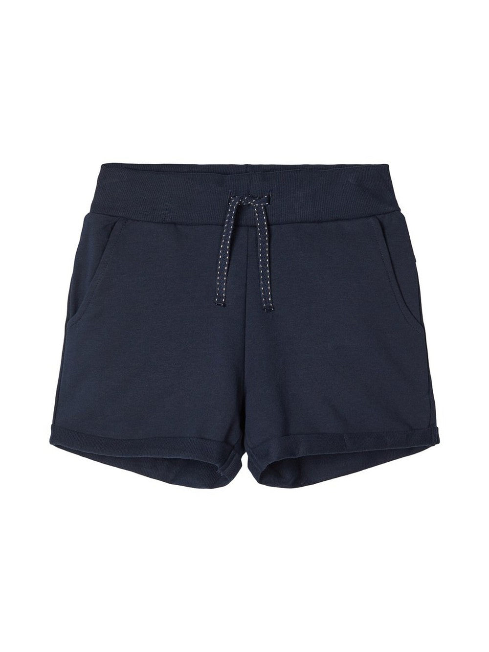 NAME IT Mädchen Sweat Shorts NKFVolta Baumwolle dunkelblau Größe 128 bis 164