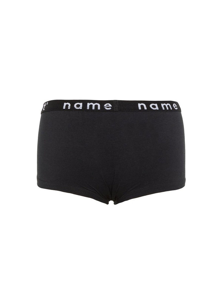 NAME IT 2er Pack Hipster Unterhosen Set schwarz Größe 110/116 bis 158/164