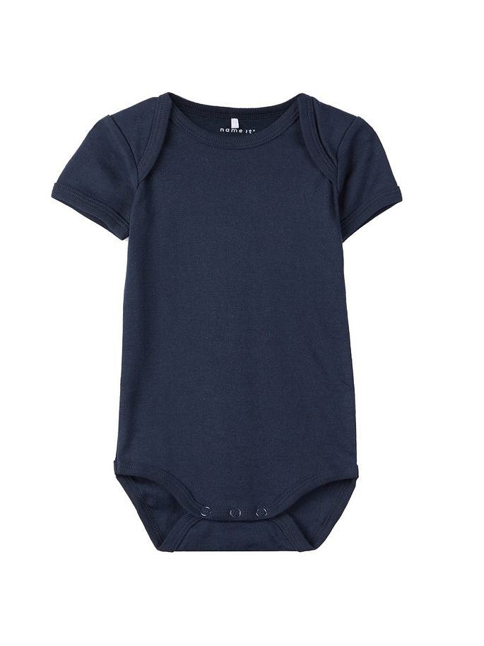 NAME IT 3er kurzarm Body Set dunkelblau weiß Auto Größe 50 bis 98