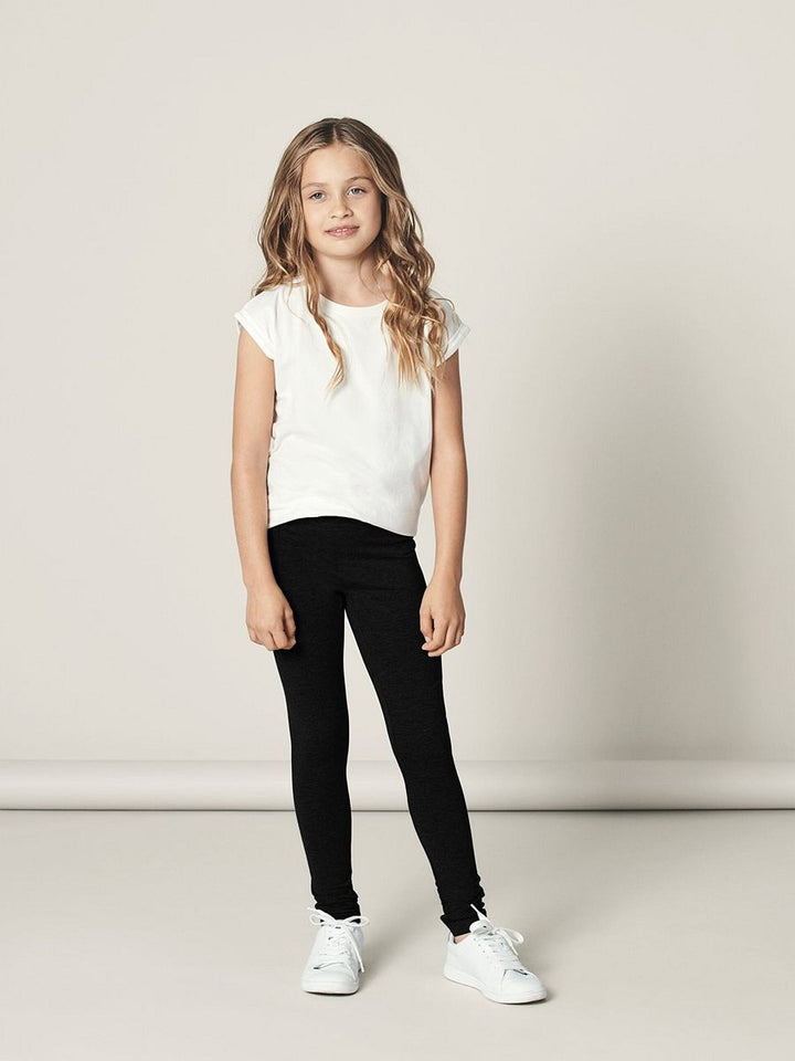 NAME IT 2er Pack Doppelpack Legging NKFVivian schwarz Größe 98/104 bis 158/164