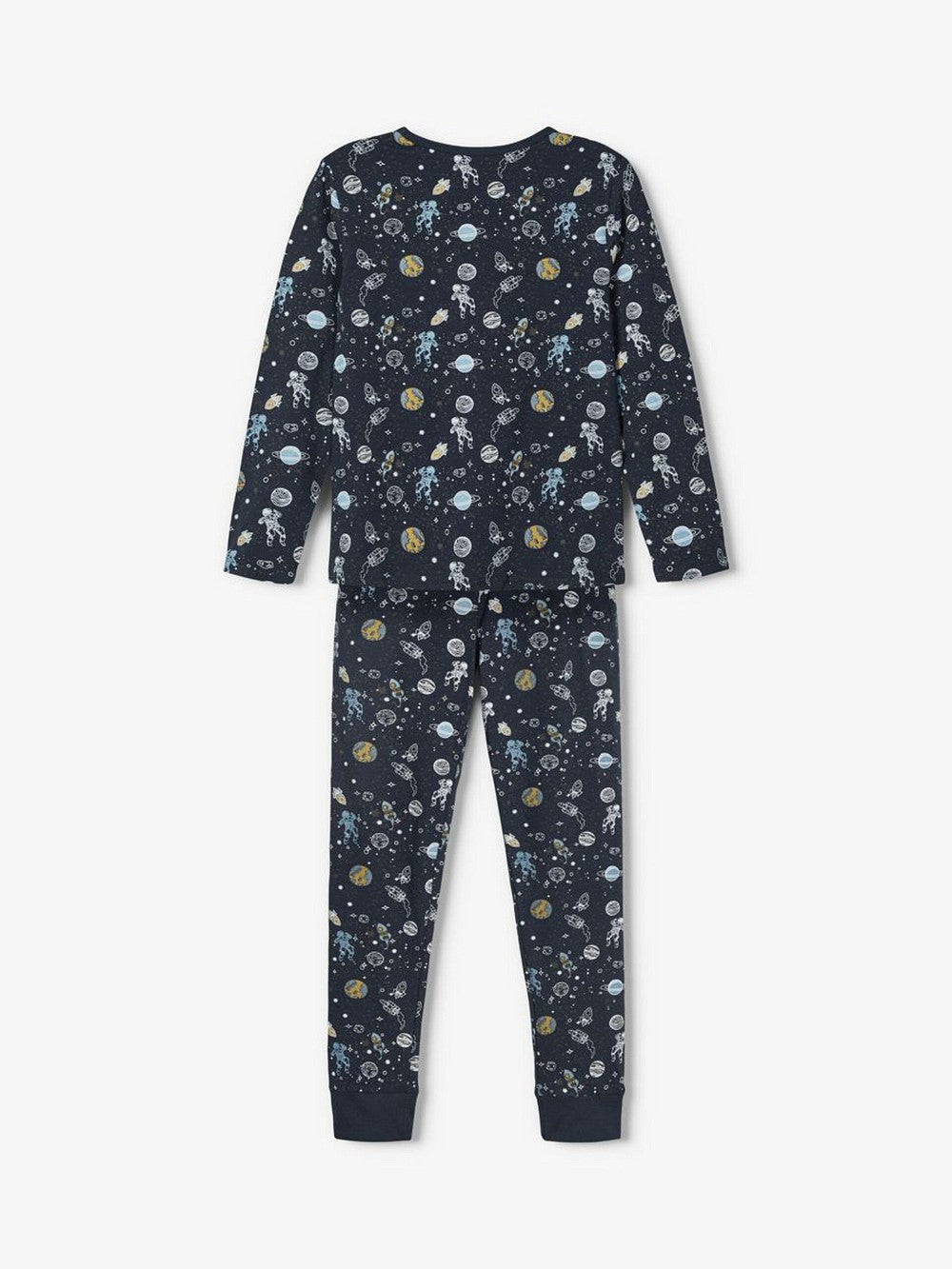 NAME IT Pyjama Schlafanzug dunkelblau Weltall Space Größe 86/92 bis 158/164