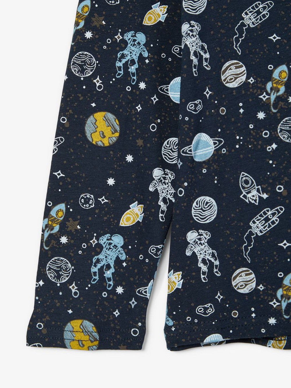 NAME IT Pyjama Schlafanzug dunkelblau Weltall Space Größe 86/92 bis 158/164