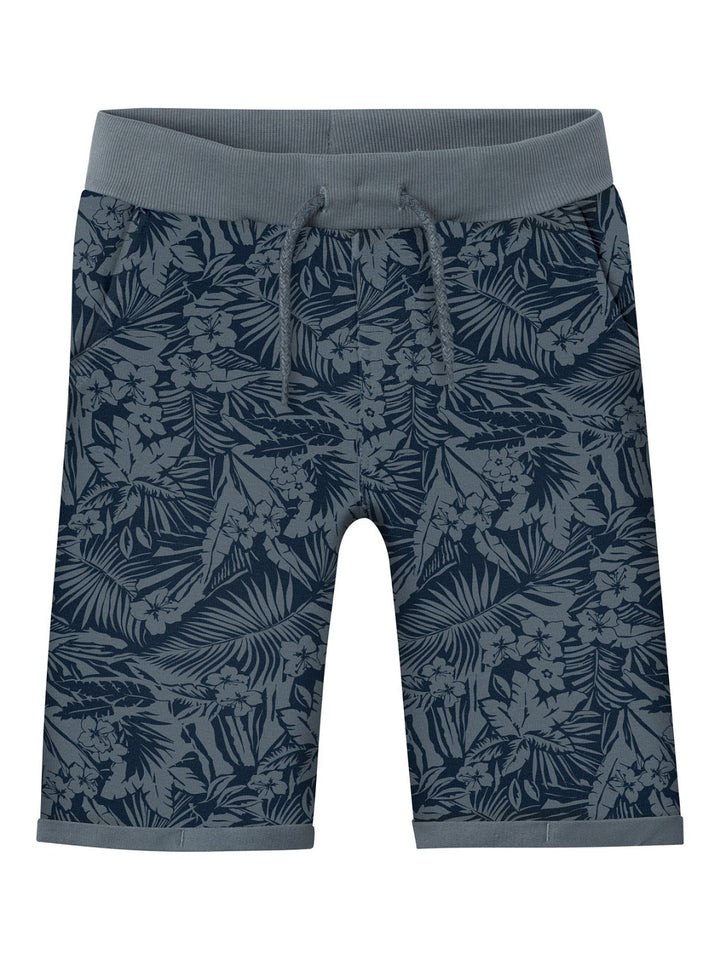 NAME IT Sweat Shorts Jogginghose NKMVermo blau gemustert Größe 116 bis 152