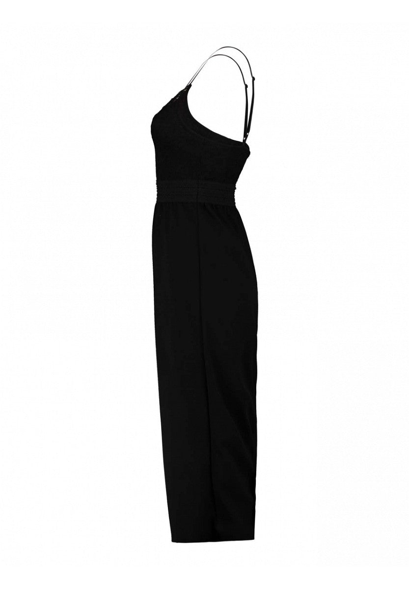 Hailys Damen Jumpsuit Culotte Schwarz Spitze Overall Sommer Elegant XS-XXL