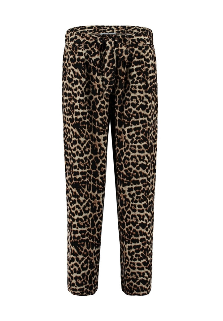 Hailys Damen Culotte Hose Palazzo Sommerhose Leo Animal Print Viskose XS-XL