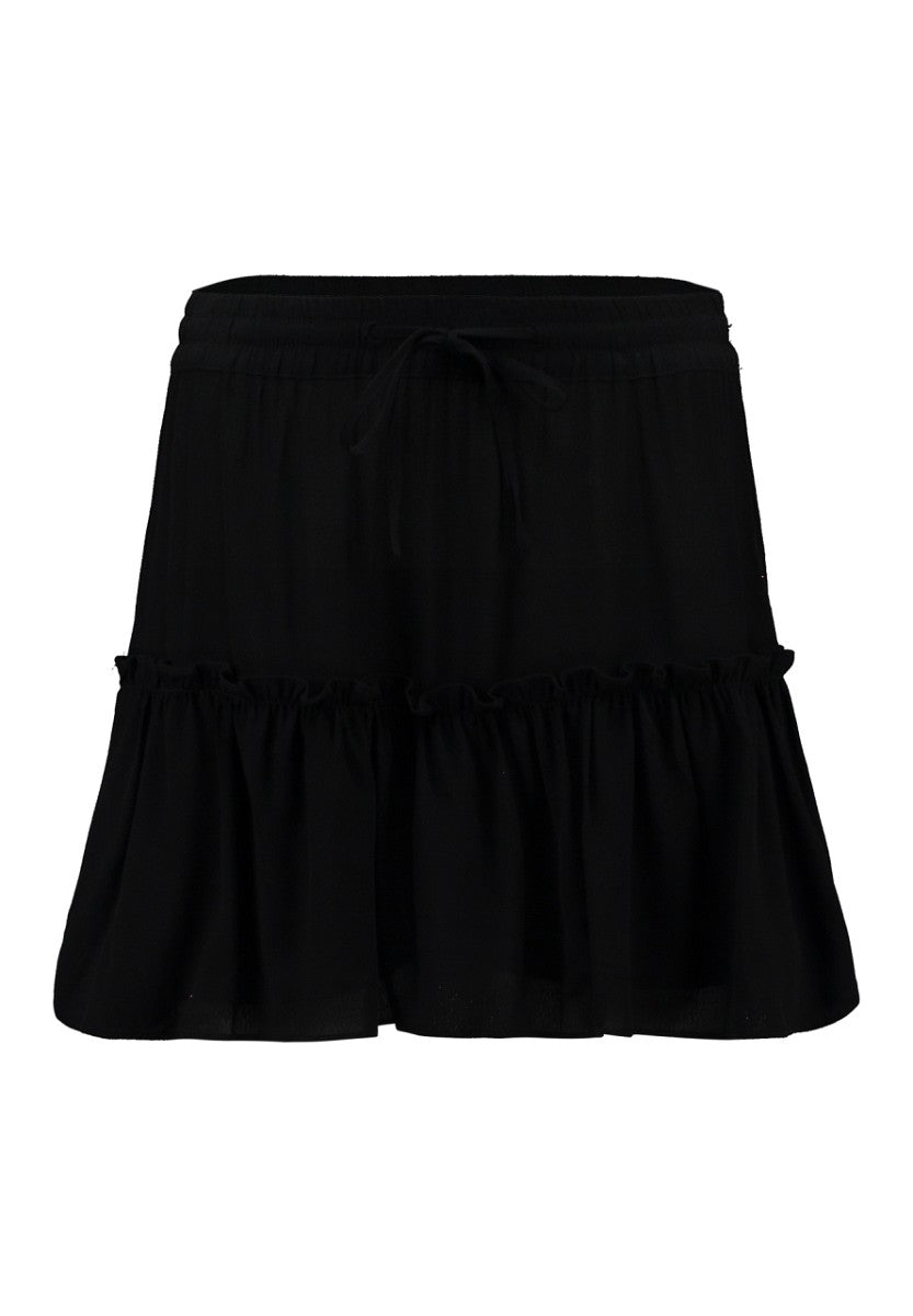 Hailys Damen Stufenrock mit integrierter Shorts Skort Minirock Viskose XS - XXL