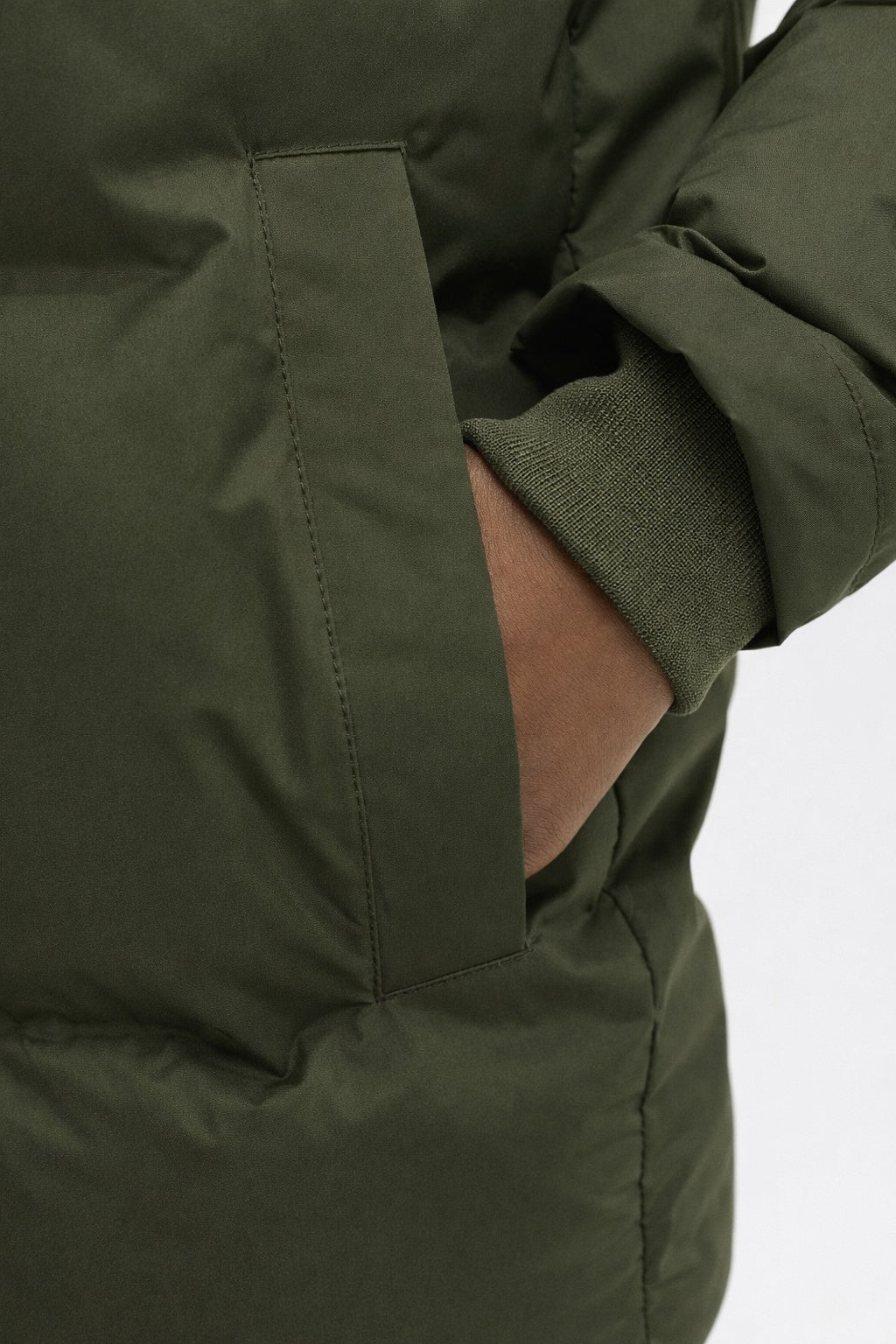 JACK & JONES Winterjacke Steppjacke wattiert oliv khaki grün Größe 128 - 176