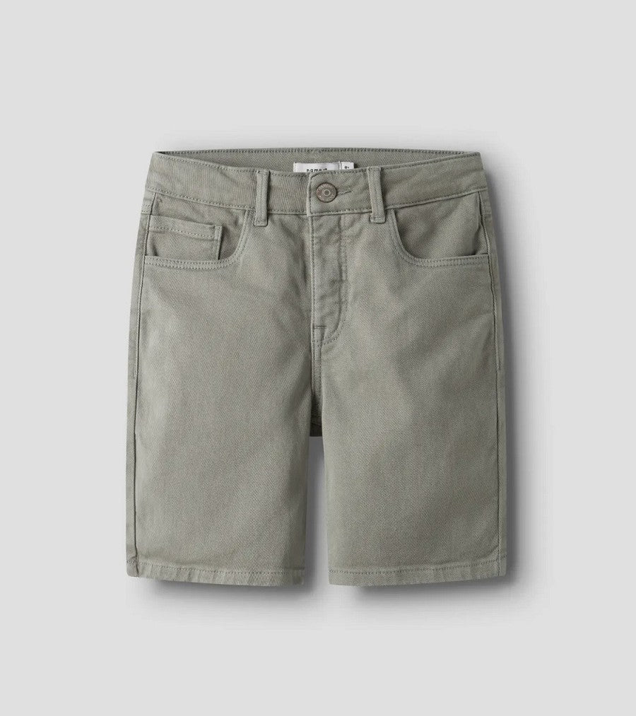 NAME IT Jungen Shorts Bermuda NKMRyan Straight oliv grün Größe 116 bis 164