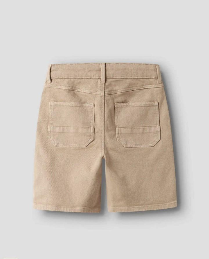 NAME IT Jungen Shorts Bermuda NKMRyan Straight hellbraun beige Größe 116 bis 164