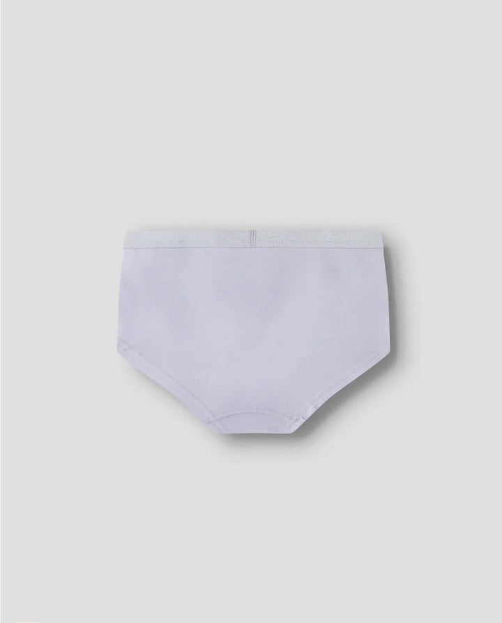 NAME IT 2er Pack Hipster Unterhosen Slip Set hellblau flieder Größe 116 bis 158/164