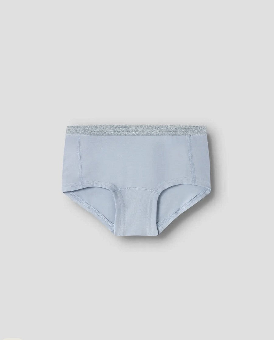 NAME IT 2er Pack Hipster Unterhosen Slip Set hellblau flieder Größe 116 bis 158/164