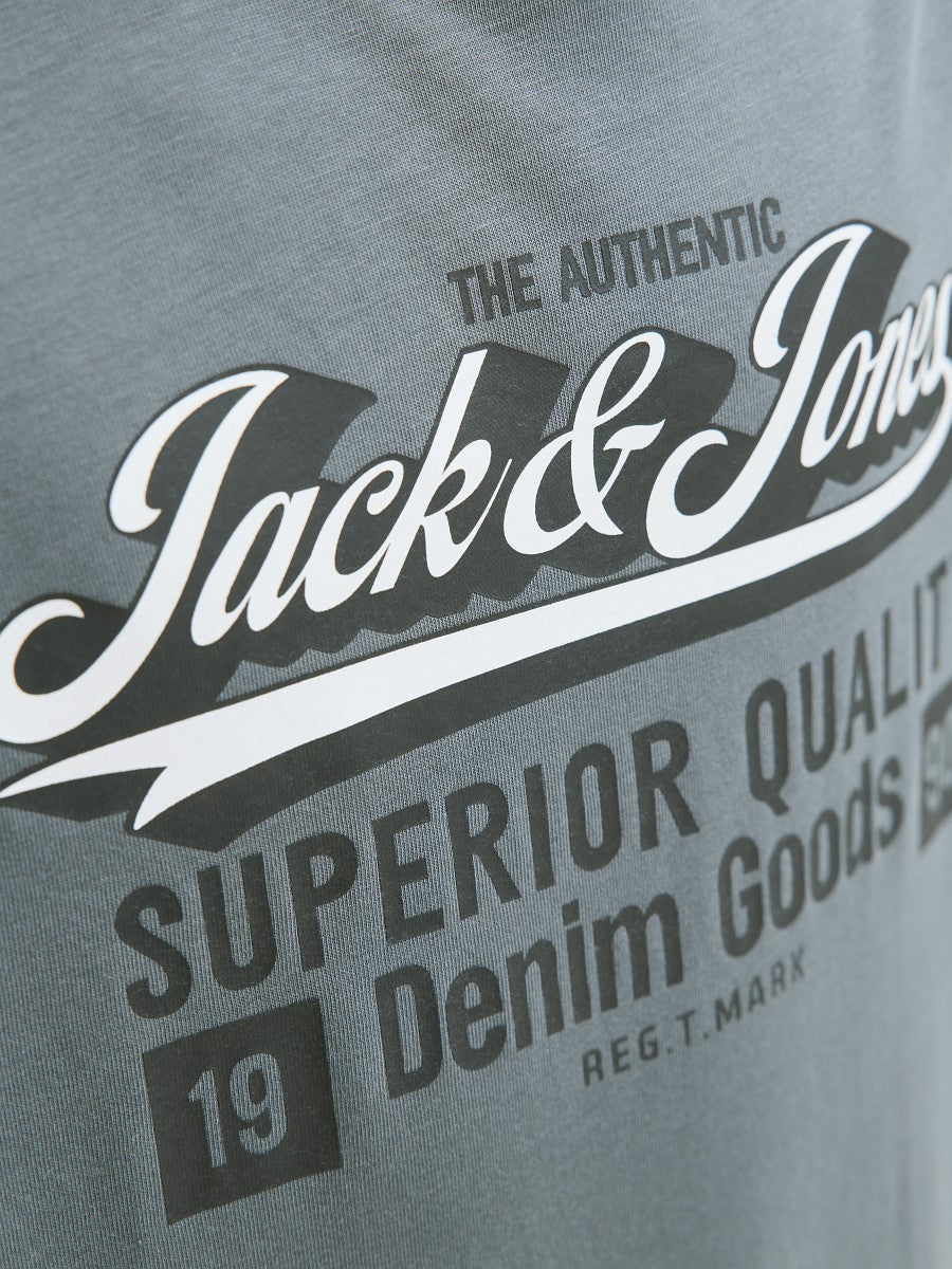 JACK & JONES Junior Jungen T-shirt Kinder Shirt Baumwolle blau Gr.128 - 176