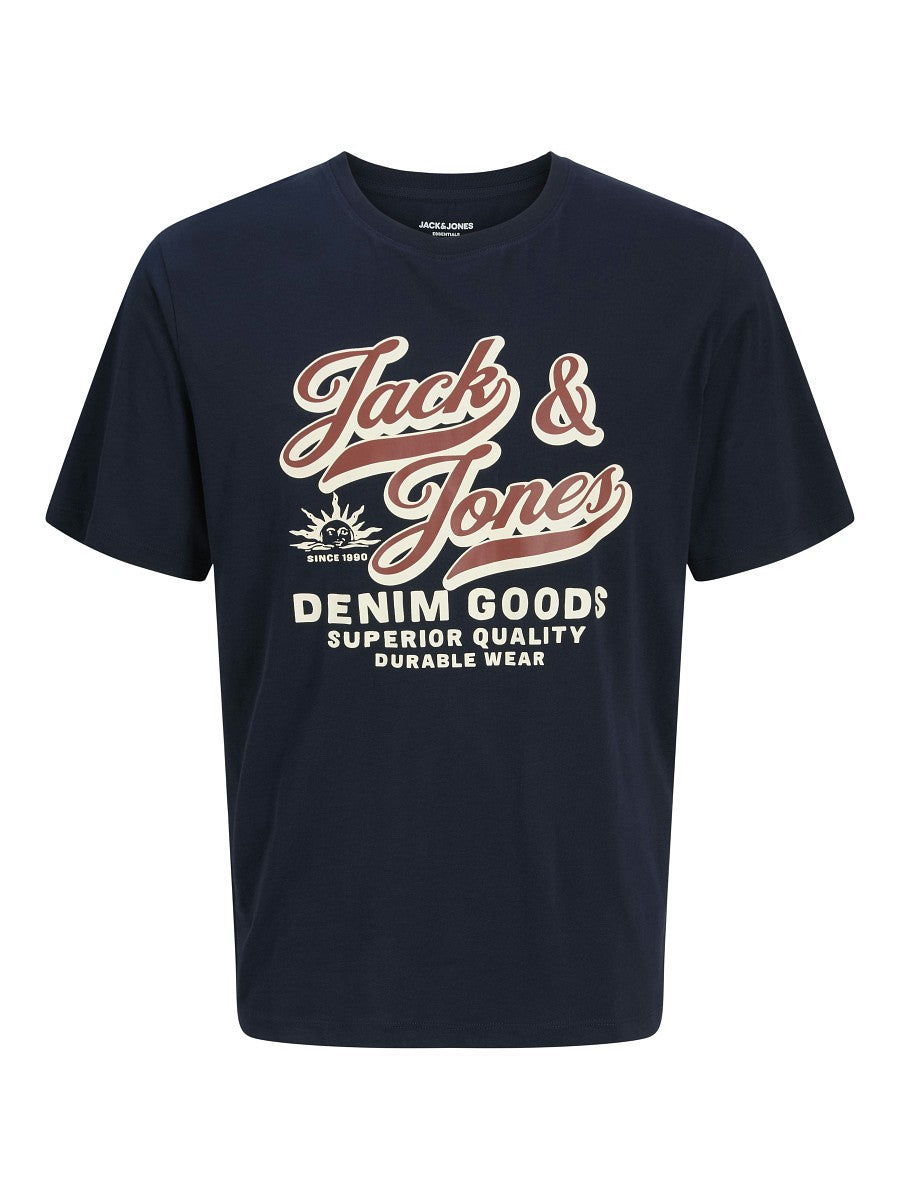 JACK & JONES Junior Jungen T-shirt Kinder Shirt Baumwolle dunkelblau Gr.128-176