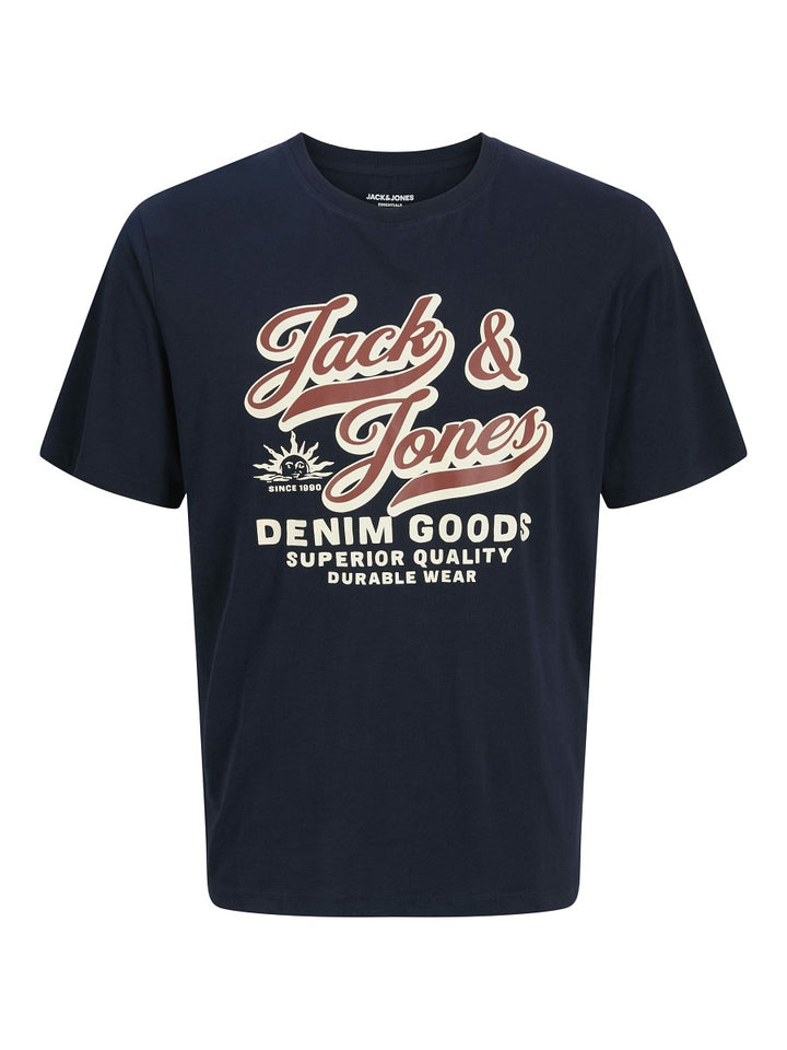 JACK & JONES Junior Jungen T-shirt Kinder Shirt Baumwolle dunkelblau Gr.128-176