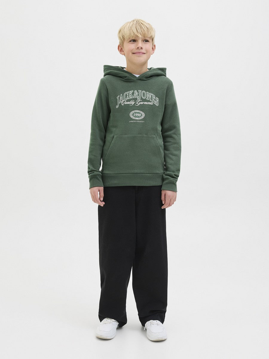 JACK & JONES Junior Kinder Kapuzenpullover Hoodie grün JJAri Gr. 128 - 176