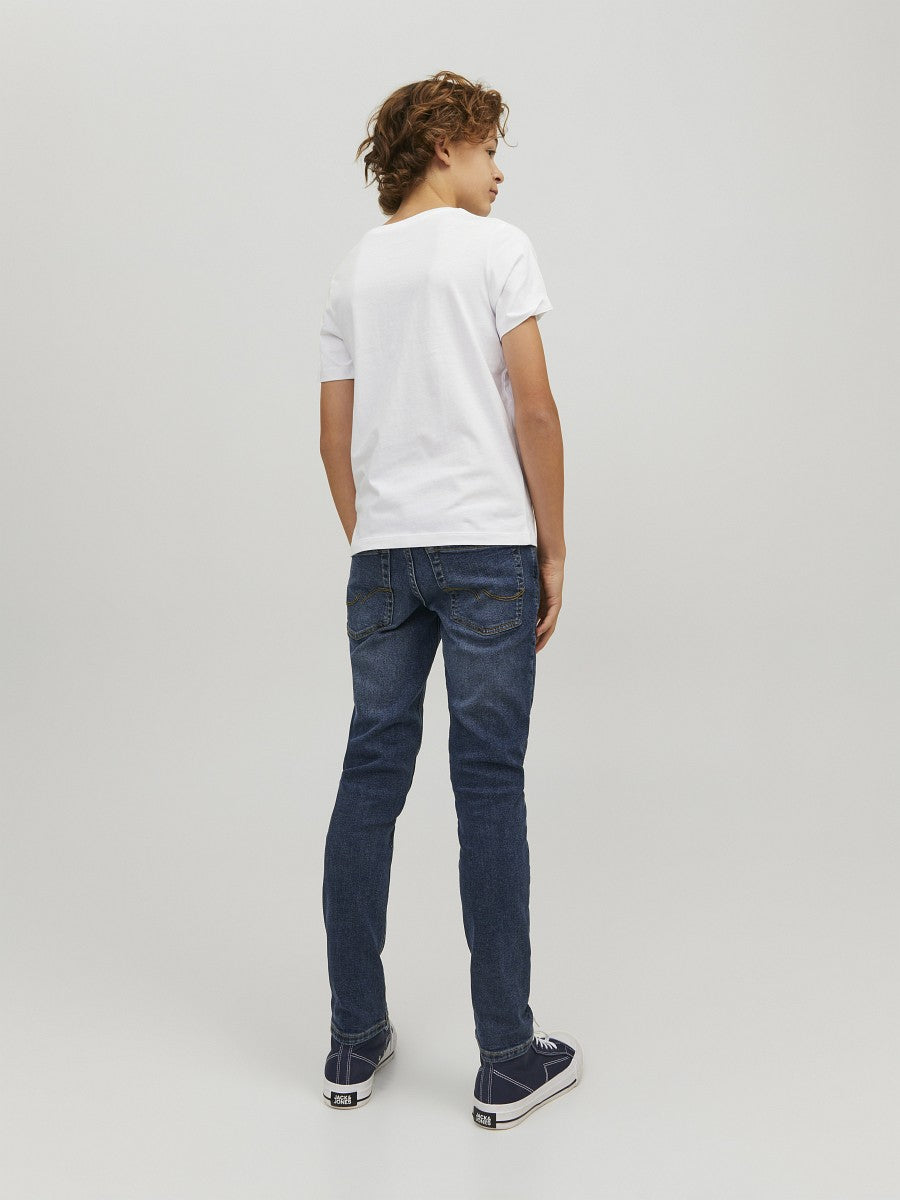 Jack & Jones Junior Jungen T-Shirt 2er Pack Logo Baumwolle Gr. 128–176