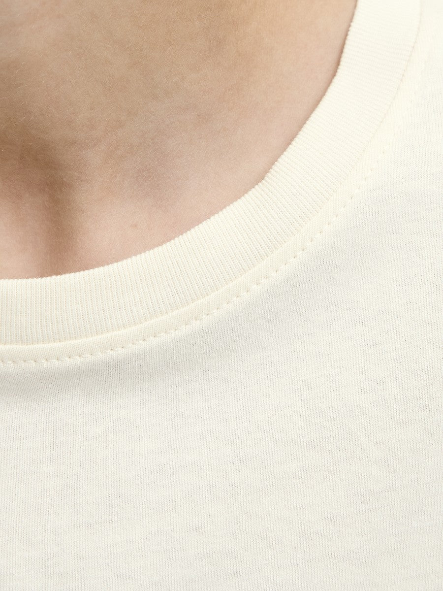 Jack & Jones Kids Kinder Langarmshirt Jungen Logo Longsleeve beige Baumwolle 140 - 176