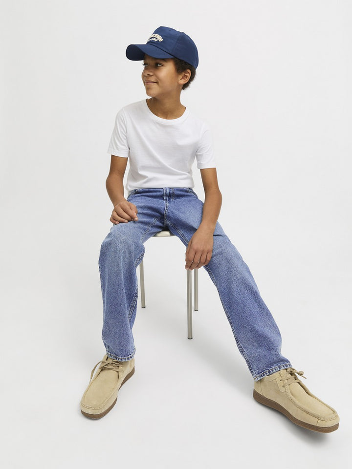 JACK & JONES Junior Jeans Hose JJChris blau blue denim relaxed Größe 128 - 176