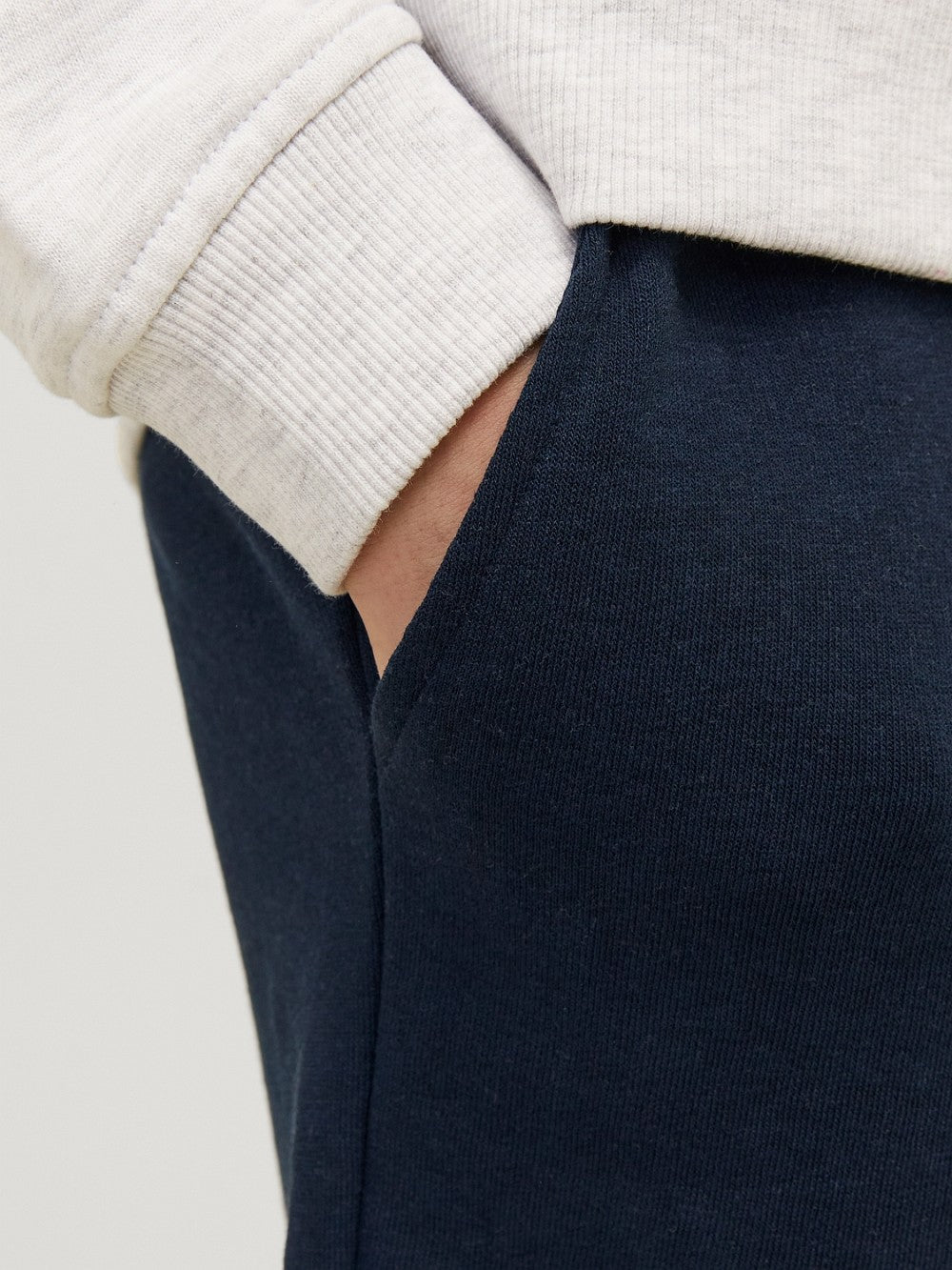 JACK & JONES Sweat Shorts Jogginghose dunkelblau Logo Druck Größe 140 bis 176