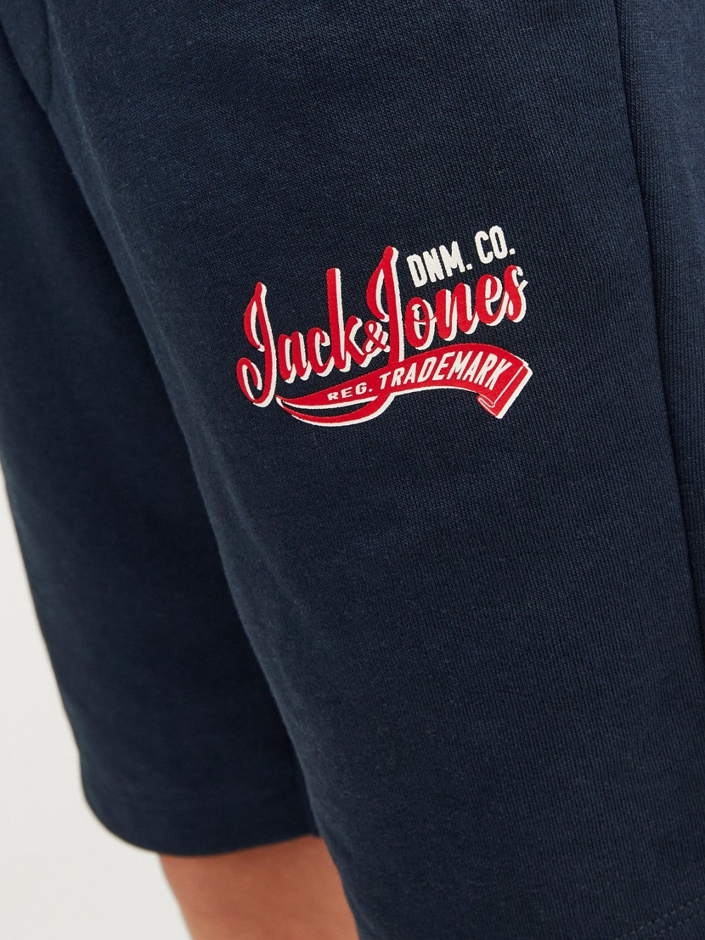 JACK & JONES Sweat Shorts Jogginghose dunkelblau Logo Druck Größe 140 bis 176
