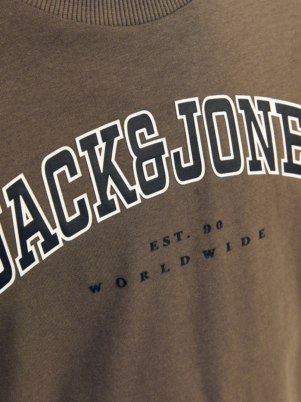 JACK & JONES Junior kurzarm Logo T-shirt JJecaleb oliv grün Größe 128 bis 176