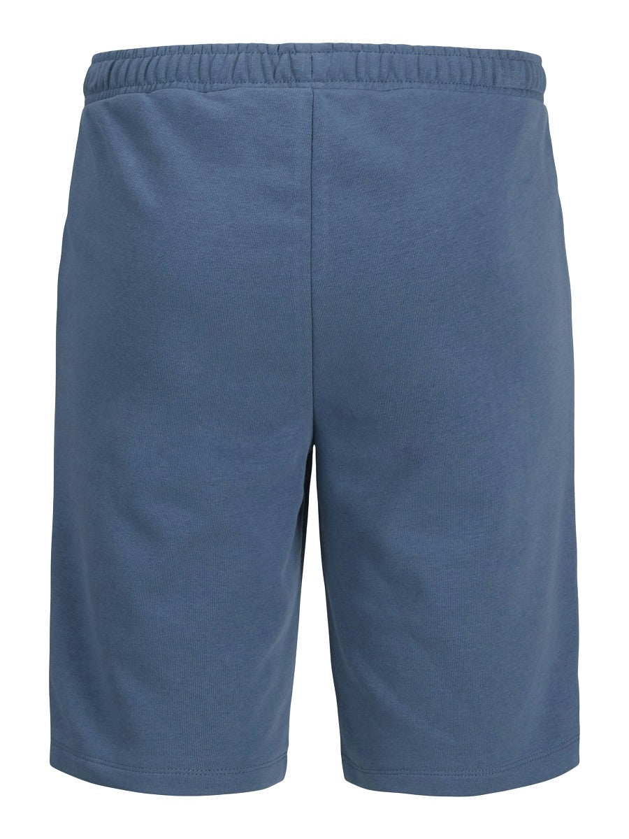 JACK & JONES Jungen Sweat Shorts Jogginghose blau Logo Druck Größe 140 bis 176
