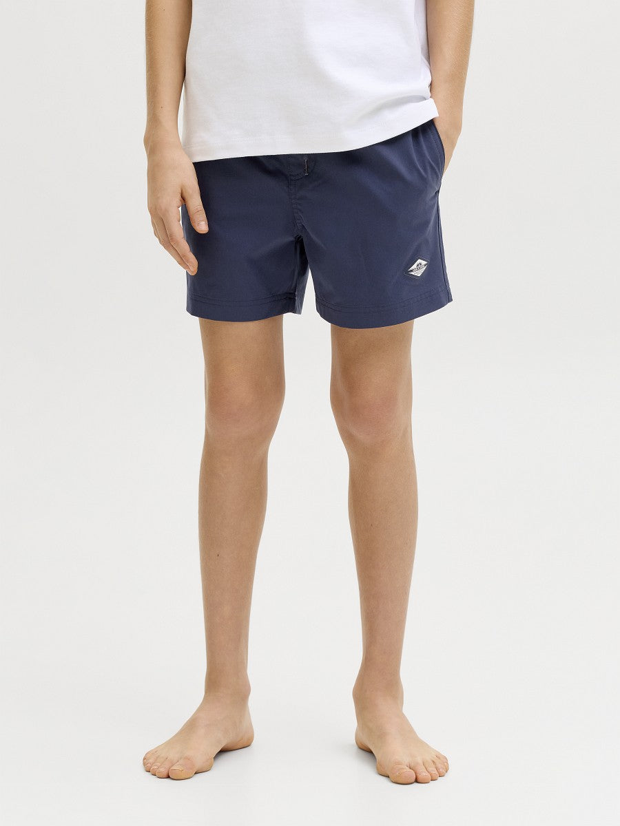 Jack & Jones Junior Jungen Badeshorts Logo Bund Badehorts dunkelblau 128-176