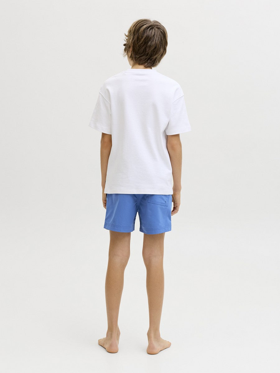 Jack & Jones Junior Jungen Badeshorts Logo Bund Badehorts blau 128-176