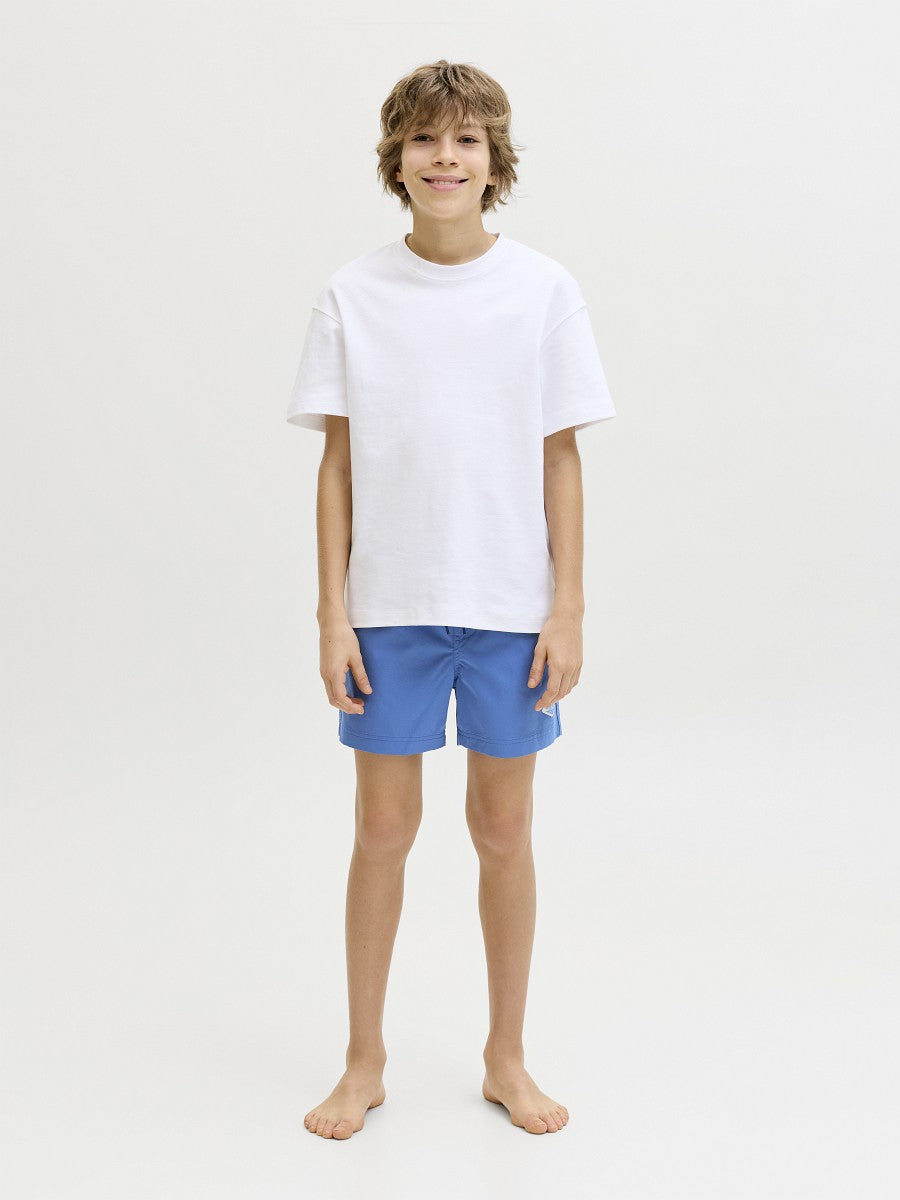 Jack & Jones Junior Jungen Badeshorts Logo Bund Badehorts blau 128-176