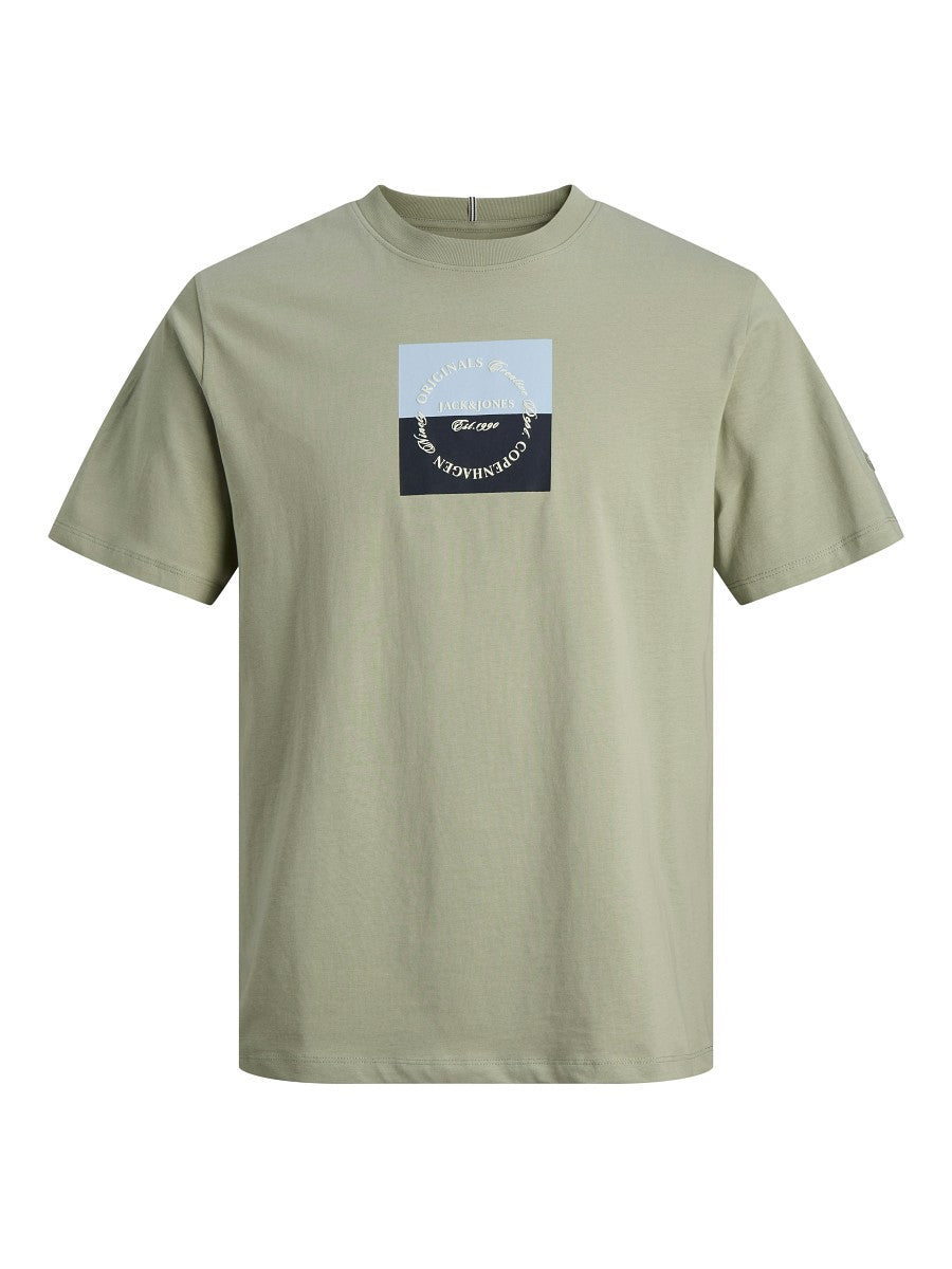 JACK & JONES Junior Jungen T-shirt Kinder Shirt Baumwolle Sommer seegras 128 - 176