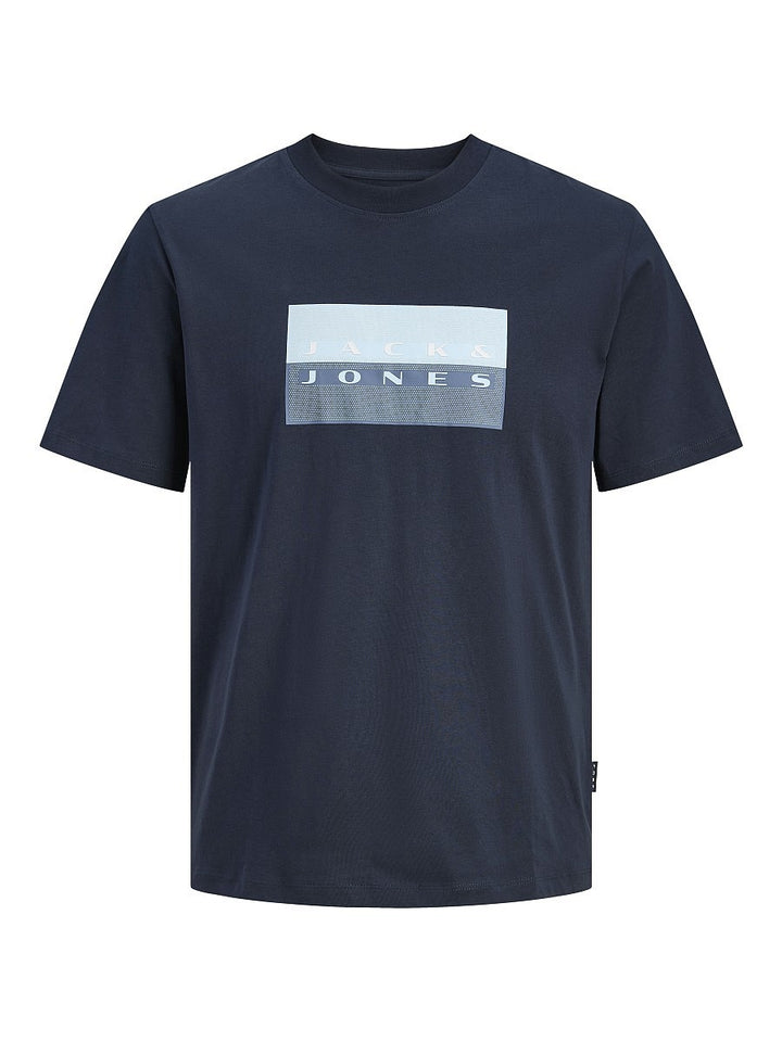JACK & JONES Junior Jungen T-shirt Kinder Shirt Baumwolle Sommer dunkelblau 128 - 176
