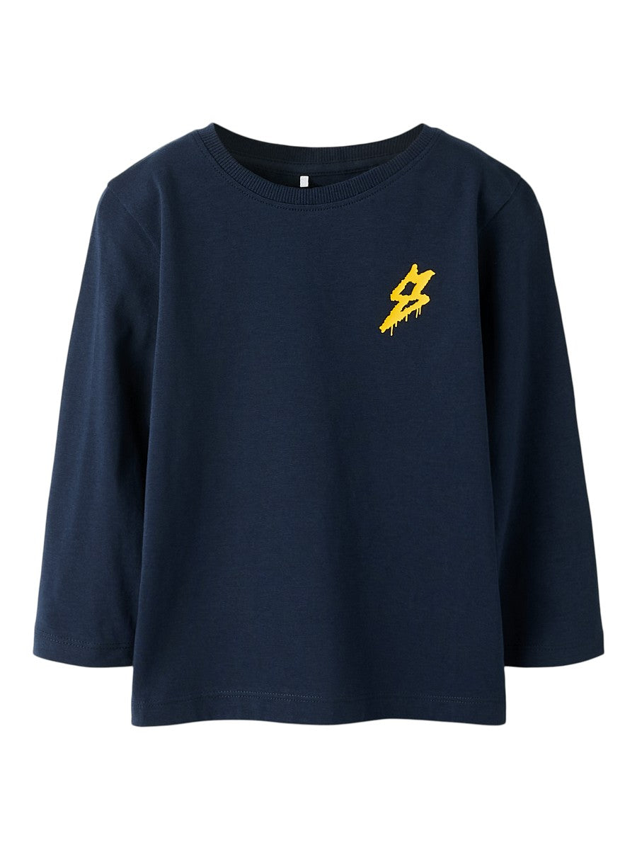 Name it Langarmshirt Kinder Jungen Dunkelblau Skater Longsleeve 98 - 122/128