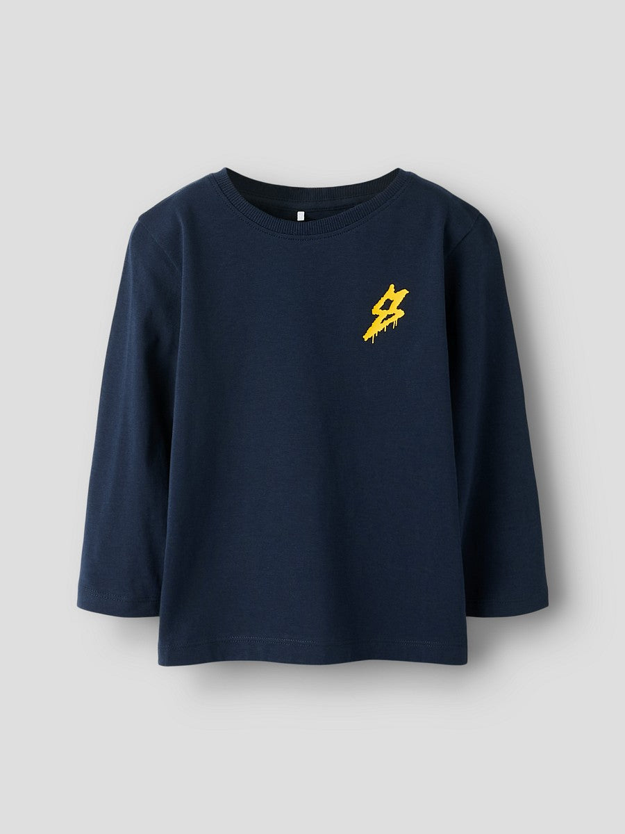 Name it Langarmshirt Kinder Jungen Dunkelblau Skater Longsleeve 98 - 122/128