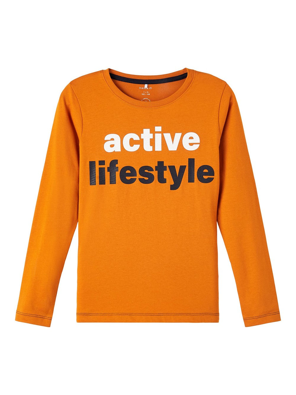 NAME IT Langarmshirt NKMLulle active lifestyle orange Größe 116 bis 146/152
