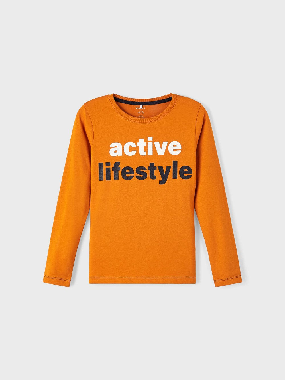 NAME IT Langarmshirt NKMLulle active lifestyle orange Größe 116 bis 146/152