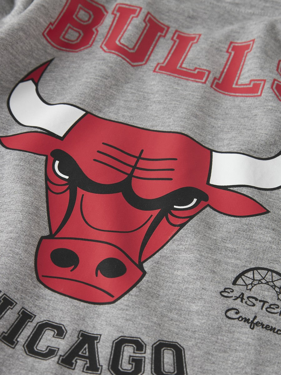 NAME IT Sweatshirt Hoodie grau NBA Chicago Bulls Größe 122/128 bis 158/164