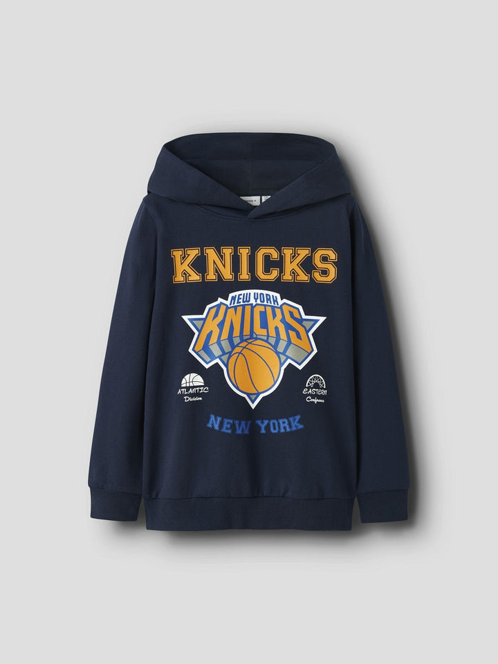 NAME IT Hoodie Kapuzenpullover New York Nicks NBA blau Größe 122/128 - 158/164