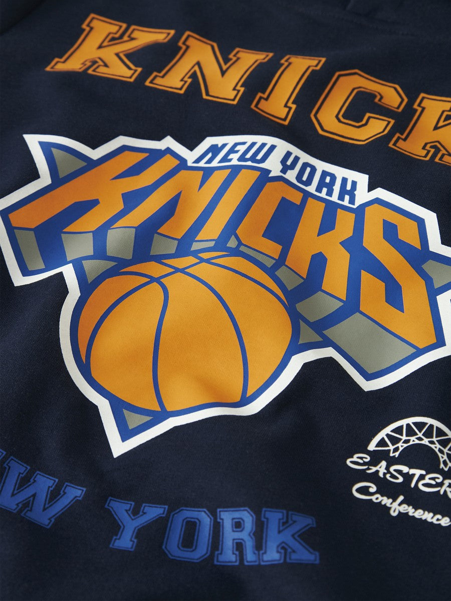 NAME IT Hoodie Kapuzenpullover New York Nicks NBA blau Größe 122/128 - 158/164