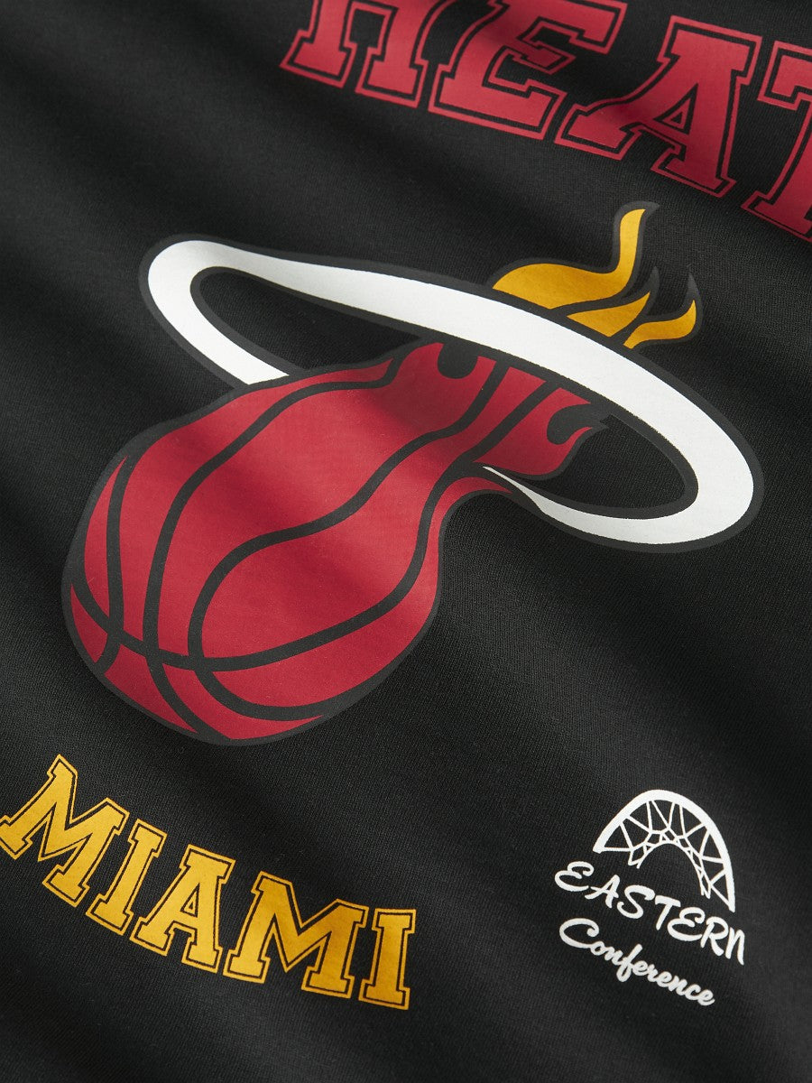 NAME IT Kapuzenpullover Hoodie Miami Heat NBA schwarz Größe 122/128 bis 158/164