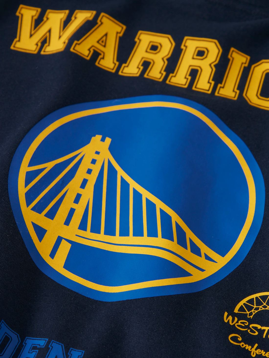 NAME IT Hoodie Kapuzenpullover Warriors NBA dunkelblau Größe 122/128 - 158/164