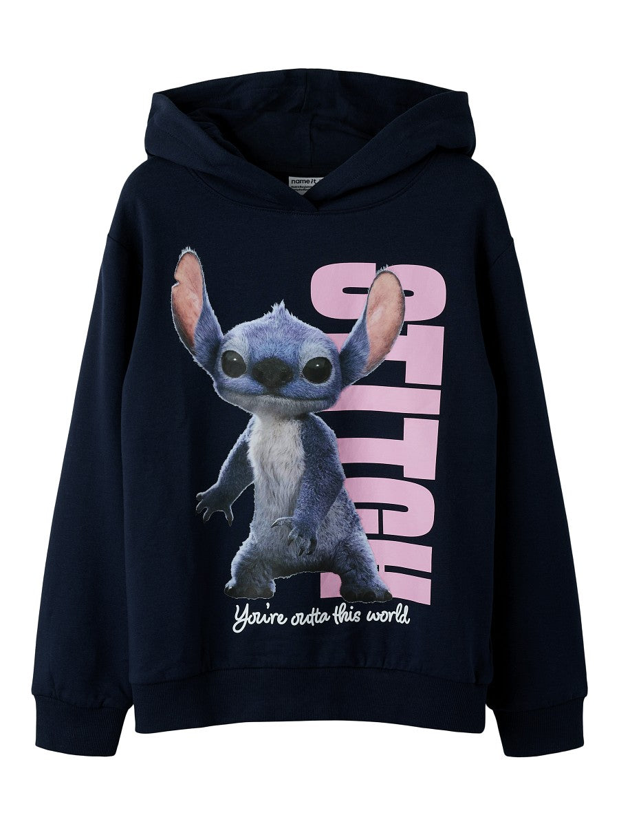 Kinder Mädchen Hoodie Kapuzenpullover Sweatshirt Disney Lilo & Stitch 110 - 164