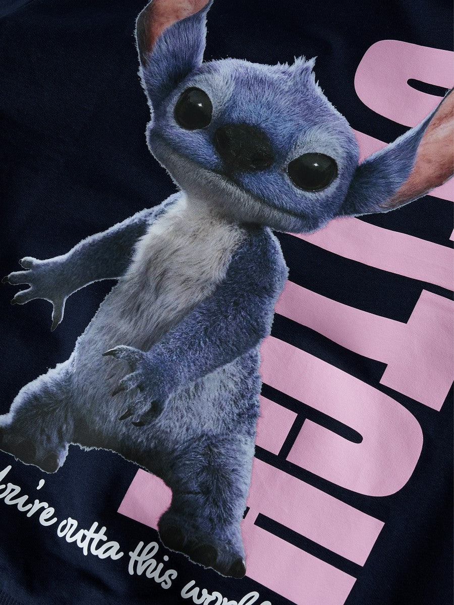 Kinder Mädchen Hoodie Kapuzenpullover Sweatshirt Disney Lilo & Stitch 110 - 164