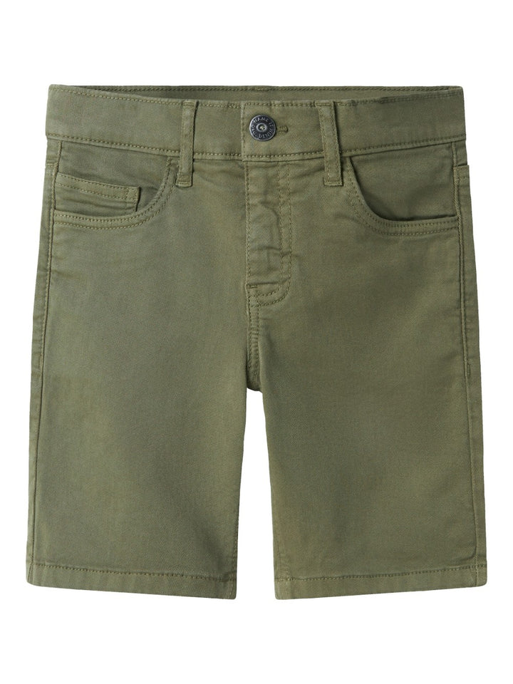 NAME IT Jungen Shorts Bermuda NKMSilas Slim khaki grün Größe 116 bis 164