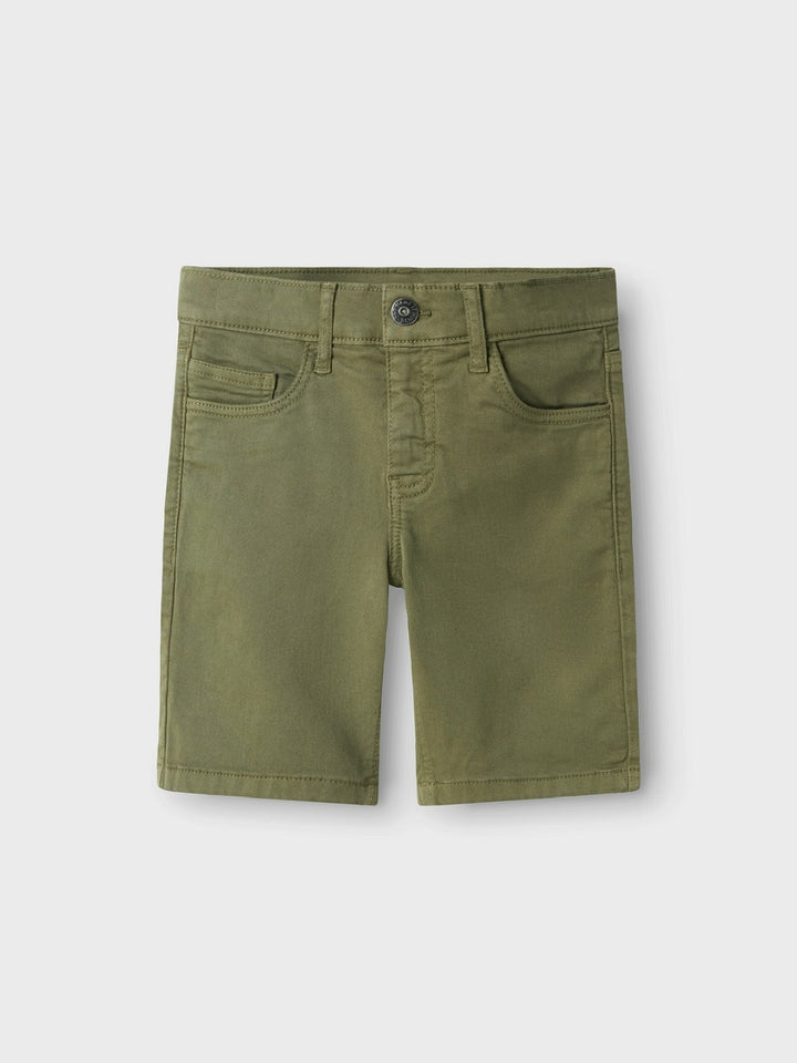 NAME IT Jungen Shorts Bermuda NKMSilas Slim khaki grün Größe 116 bis 164