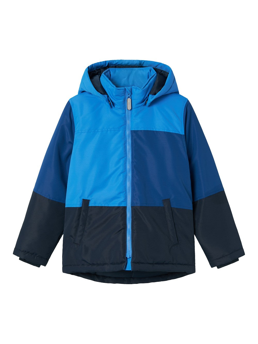 NAME IT Jungen Herbst Winterjacke NKMMax Kapuze wattiert blau Größe 128 bis 164