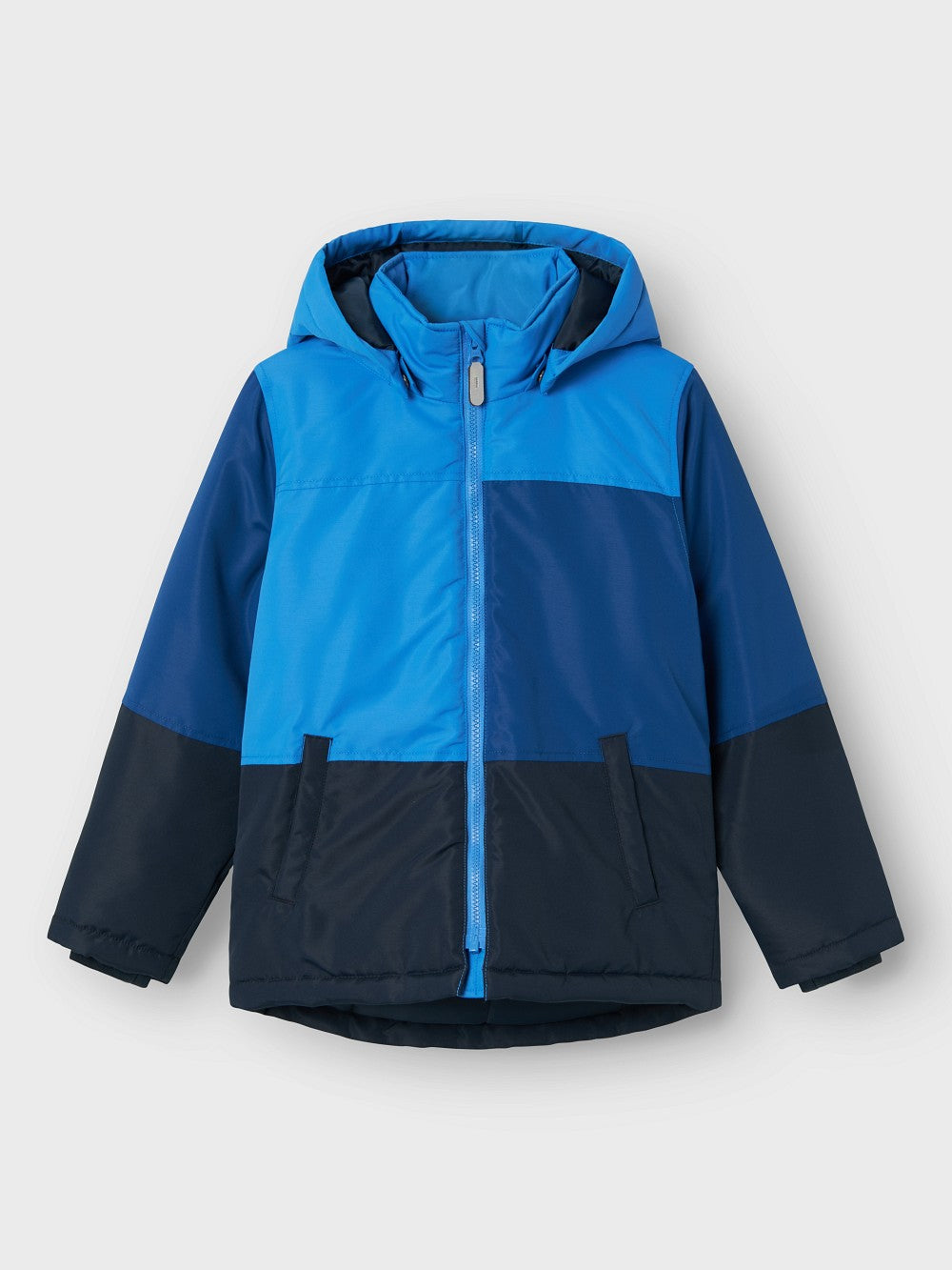 NAME IT Jungen Herbst Winterjacke NKMMax Kapuze wattiert blau Größe 128 bis 164
