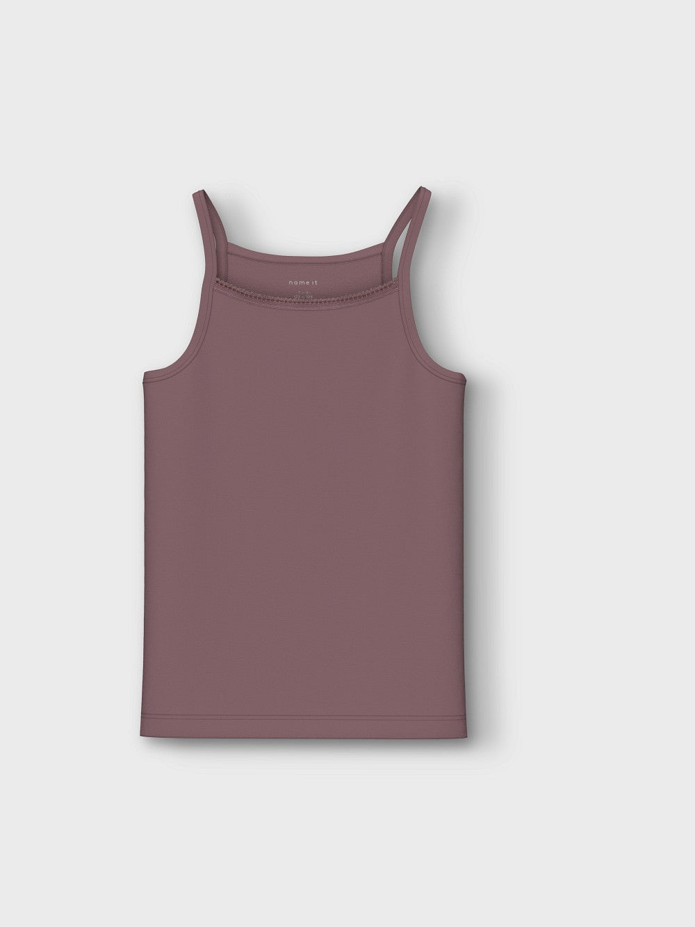NAME IT 2er Strap Unterhemden Set lila violett geblümt mauve Größe 116 - 158/164