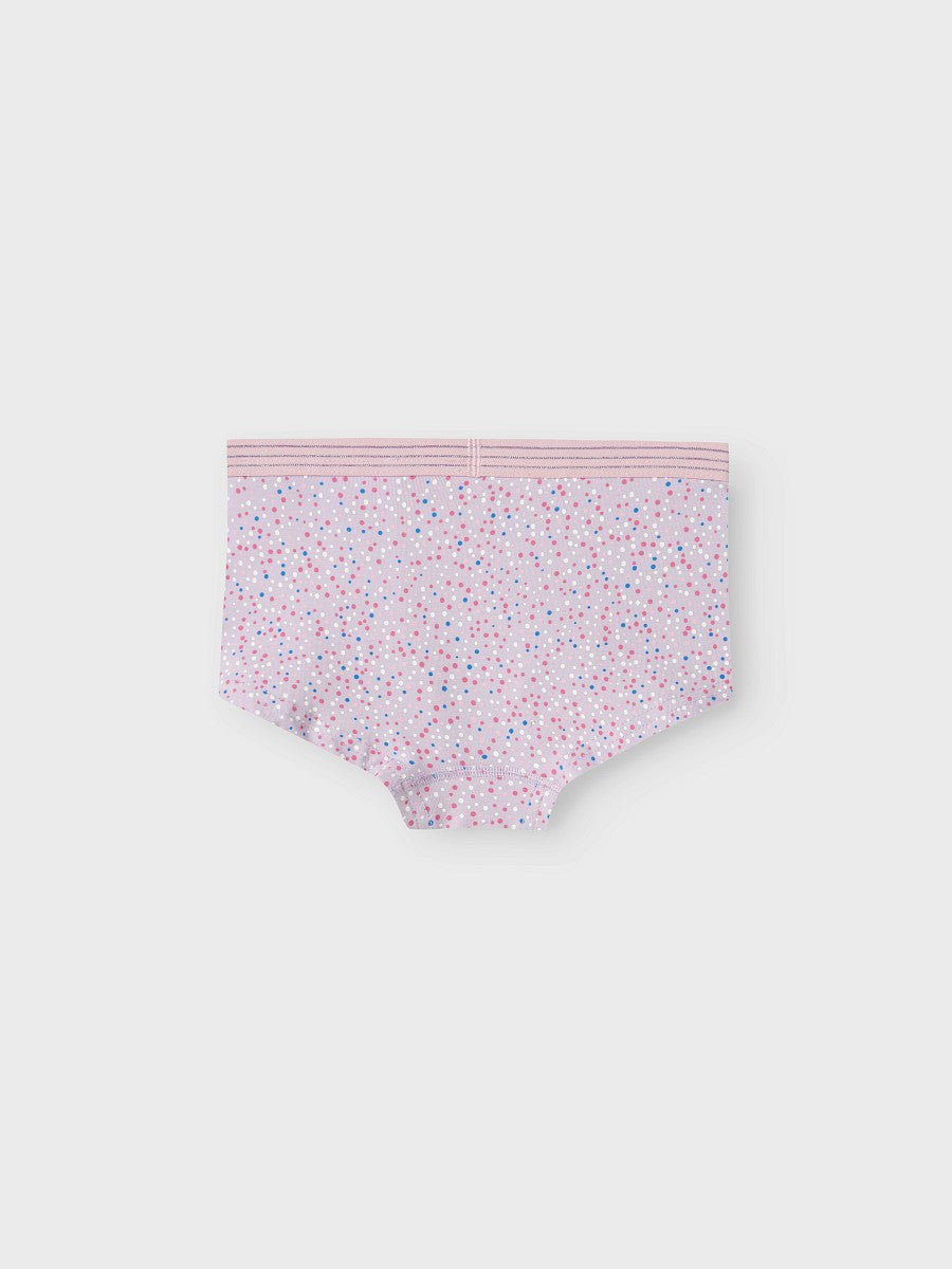 NAME IT 2er Pack Hipster Unterhosen Set rosa flieder lila Größe 116 bis 158/164