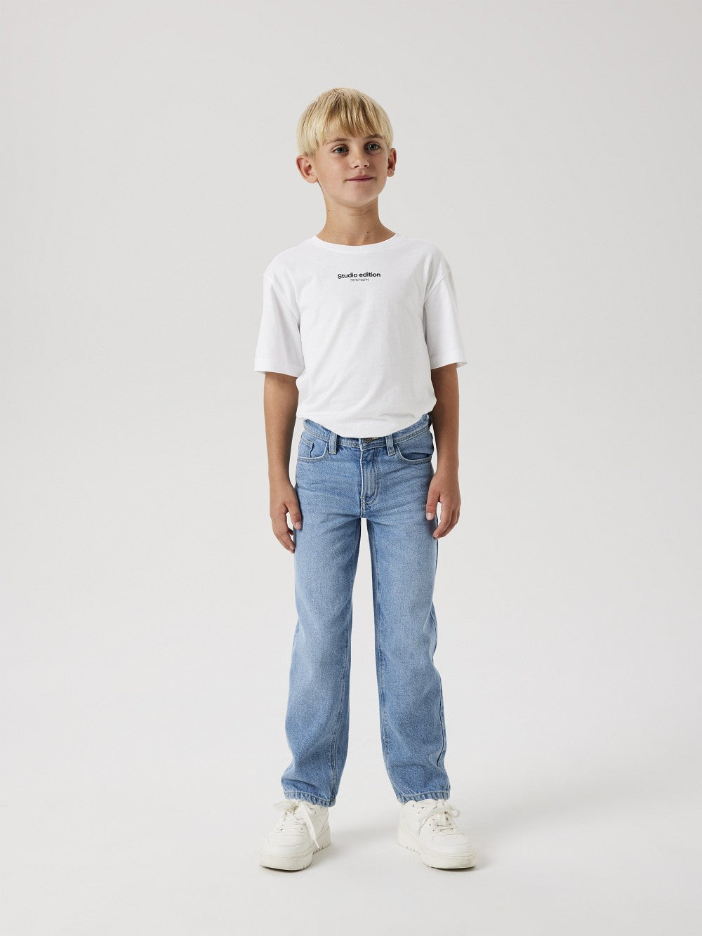 NAME IT Jungen Jeans Hose NKMRyan light blue blau straight Größe 116 bis 176