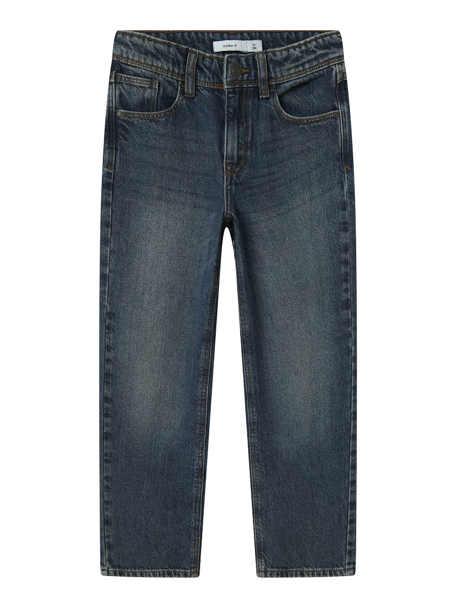 NAME IT Jeans Hose NKMRyan dark blue dunkelblau straight Größe 116 bis 176